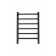 Electric towel Grois Alex, 400x600 mm, 6 crossbars, lower, black