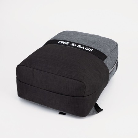 A backpack on a zipper, "saxi", a laptop department, gray color-5