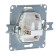Computer socket "W59" Sche RSI-152K5E-2-86, RJ45, single, hidden, beige color