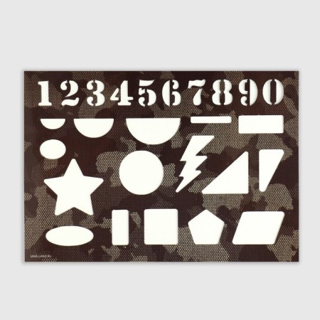 Block-coloring, stencils, stickers and wax crayons "young hero"-3