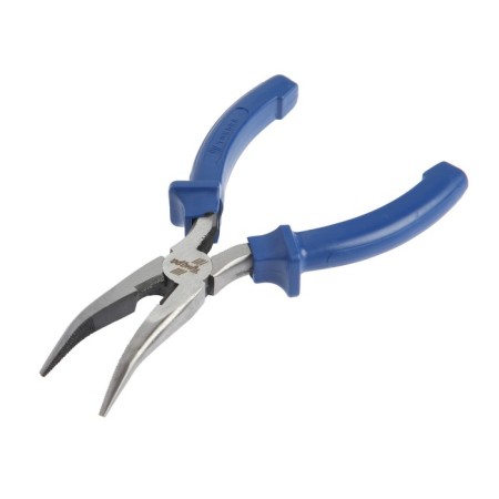 Long -curved tundra, CRV, polished, plastic handles, 160 mm