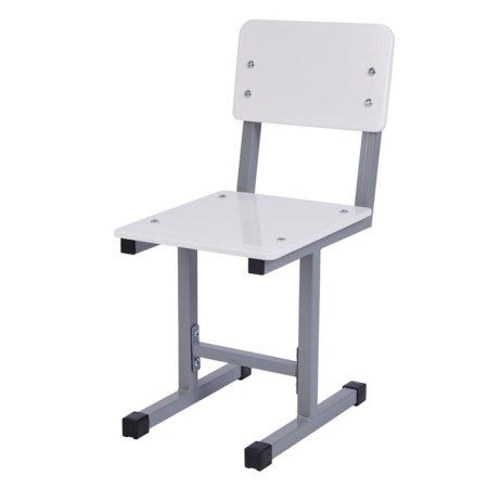 Chair Polini Kids City S "Pupil", 3 group, color gray/white