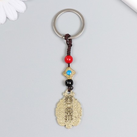 Trick Metal NECK "HOTES in the lotus" 5 coins h = 7.5 cm-2