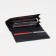 Women's wallet on magnets, black color
