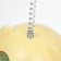 Nevali toy with cat mint and feather, 9.5 cm, yellow