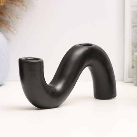 Climber "Jasmine" Black Gloss, 20x4x10cm-2