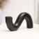 Climber "Jasmine" Black Gloss, 20x4x10cm