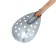 Sabbath 39 cm, metal base elongated with teeth, wooden handle