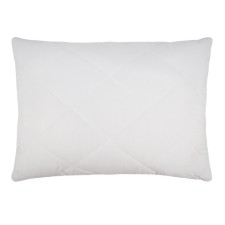 Soft pillow, size 40x60 cm, white color