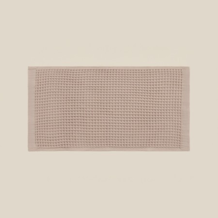 Waffle towel SL Home: Basic "Sabbia" 100x180 cm, 100% cotton, 340 g/m2-5