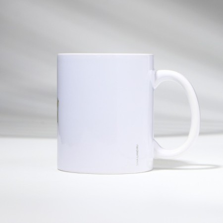 Ceramic mug "Snow Angel", 320 ml, white color-2