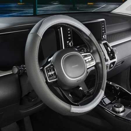 SkyWay, Real-9 m, black and gray leather braid-1