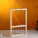 Kashpo wooden 26 × 5 × 40 cm with 5 flasks 15 cm "Extra Slim frame", we give the handle beautifully