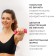 Vinyl dumbbells onlytop, 1 kg, fuchsia color