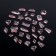 Decorative elements for decor, voluminous, translucent/pale pink color