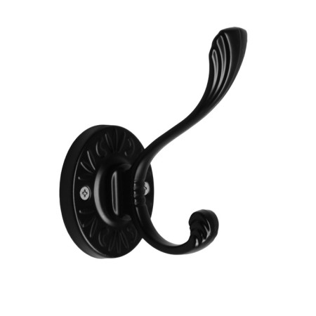 Furniture hook Cappio Gloria, two -rod, black
