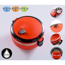 Lunch box with diet departments, food container 