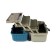 Fisherman's box box, with 3 lifting shelves