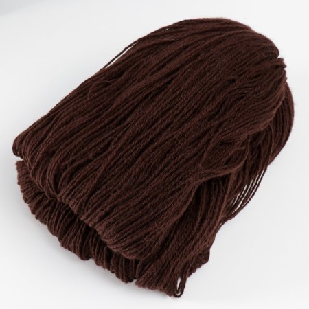 Yarn "Karachaevskaya" 100% acrylic 820-850m/250-280g (43 brown)-1