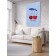 Decorative panel with photo printing "Vishinki together", vertical, size 150x200 cm