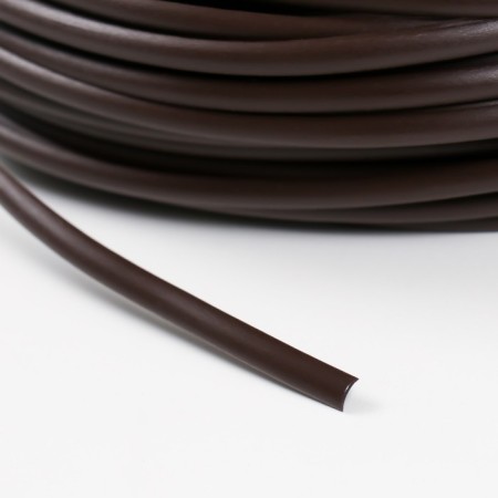 Artificial rattan is smooth 6 mm 100 m half a pipe (wenge)-3