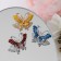 Brooch "Outdoor butterfly" mini, color mix (indivisible packing 12 pcs., Price per pcs.)