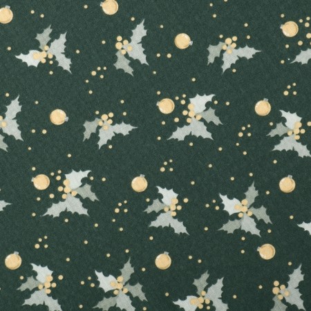 The sheet for the bath "New Year's balls" 150x180 cm, cotton, waf. canvas-2