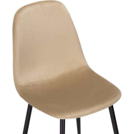 Lilu Metal Metal Metal Carcass/Velu, black/beige 44x51x85 cm-4