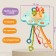 Sensory toy-gut for babies "Elephant", rodents, Montessori, Kroshka Me