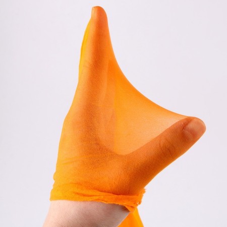Kapron for dolls and flowers, set 4 pcs., Size 1 pc. - 45 × 6 cm, peach color-6