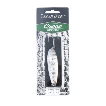 Flowering oscillating Lucky John Croco Spoon, 7.7 cm, 22 g, color 002-1