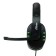 Ritmix RH-555M Gaming headphones, game, full-size, microphone, 3.5mm, 1.8m, black/green