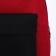 School textile school with a colored pocket, 30x39x12 cm, burgundy/black color