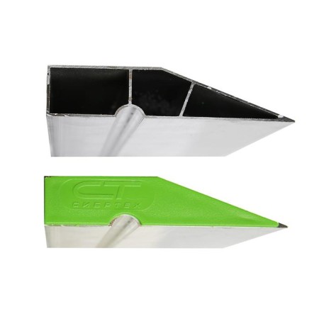 The trapezoidal rule "Sibrtekh", 2.5 m, aluminum, 2 stiffeners-1