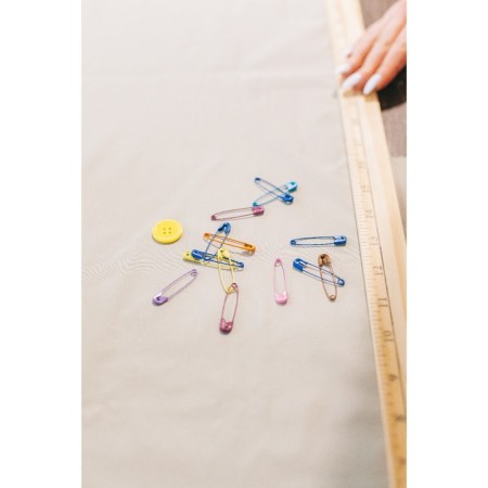 English pins, 38 mm, 100 pcs, colorful color-3