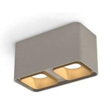 Lumber of the overhead ambrella like, XS7852004, MR16 GU5.3, GU10 LED 10 watts, color gray sand, gold sand