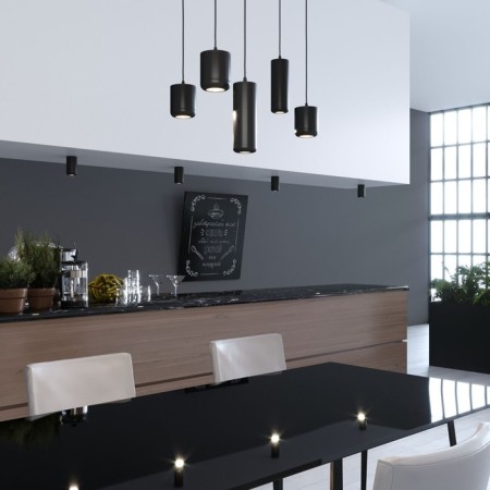 Lamp ceiling Elektrostandard, Onde LED 10 W, 70x70x122 mm, IP20, black color-3