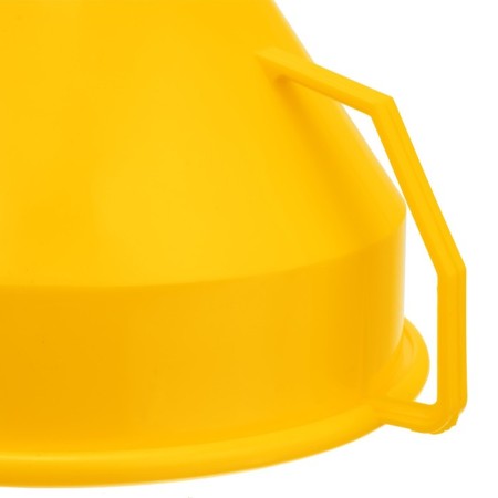 Plastic funnel Denzel, 160 mm with a metal sieve, impotion and flexible tip 9880-5