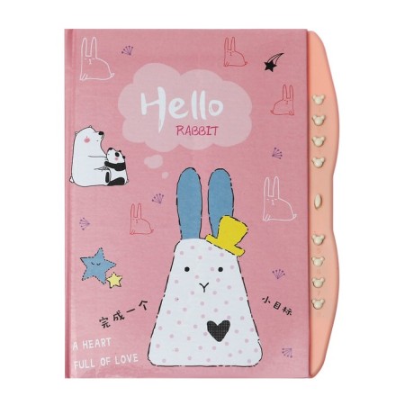 Notebook Gift Book on the castle, A6+, 48 sheets, line "Funny animals", mix-4