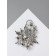 Brooch "Flower" Fabulous, color in silver