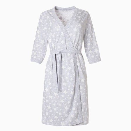 Female set (shirt/robe) for pregnant women, the color is light gray, size 54-8