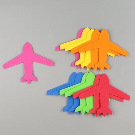 Set of figures from EVA "Airplane", 12 pcs., Mix color-1