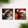New Year. Bookmarks for books Magnetic 2 pcs on the substrate "Miracles in the New Year!"