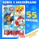 Reusable stickers "Study the numbers", A4, puppy patrol, mix