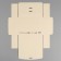 Gift folding box, packaging, "beige", 16.5 x 12.5 x 5 cm, without tape