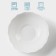 Salad "Diva", 430 ml, d = 15.5 cm, glass ceramic, white color