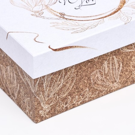 Gift box "with love", rectangular, 27 x 17 x 11 cm-4