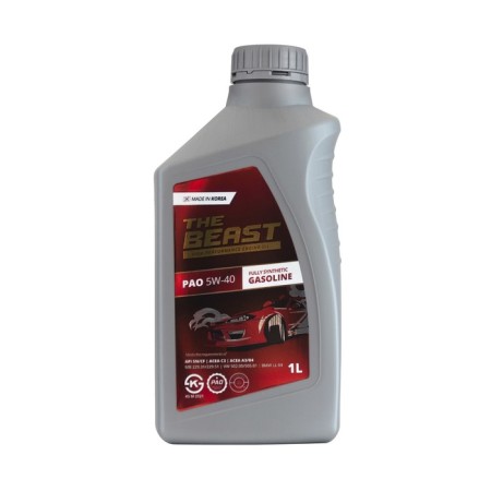 Motor oil The Beast PAO 5W-40, synthetic, 1 liter