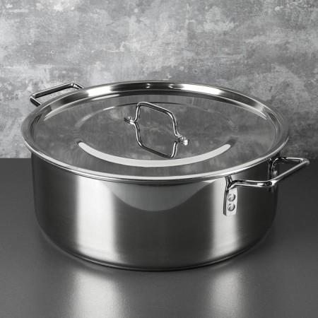 Poster "General catering", 16 l, d = 40 cm, h = 15 cm, metal cover, with a heat distribution layer, induction-5
