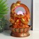 Table fountain with backlight "Golden carps" 20x20x27 cm